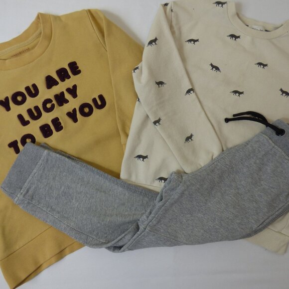 Miles the Label/Tiny Cottons/Zara Crewneck and Jogger Set, Size 6 - Picture 1 of 2